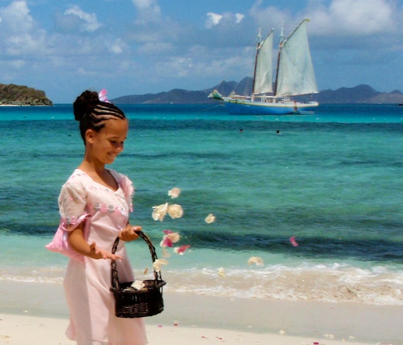 Tobago Cays Tropical Beach Wedding